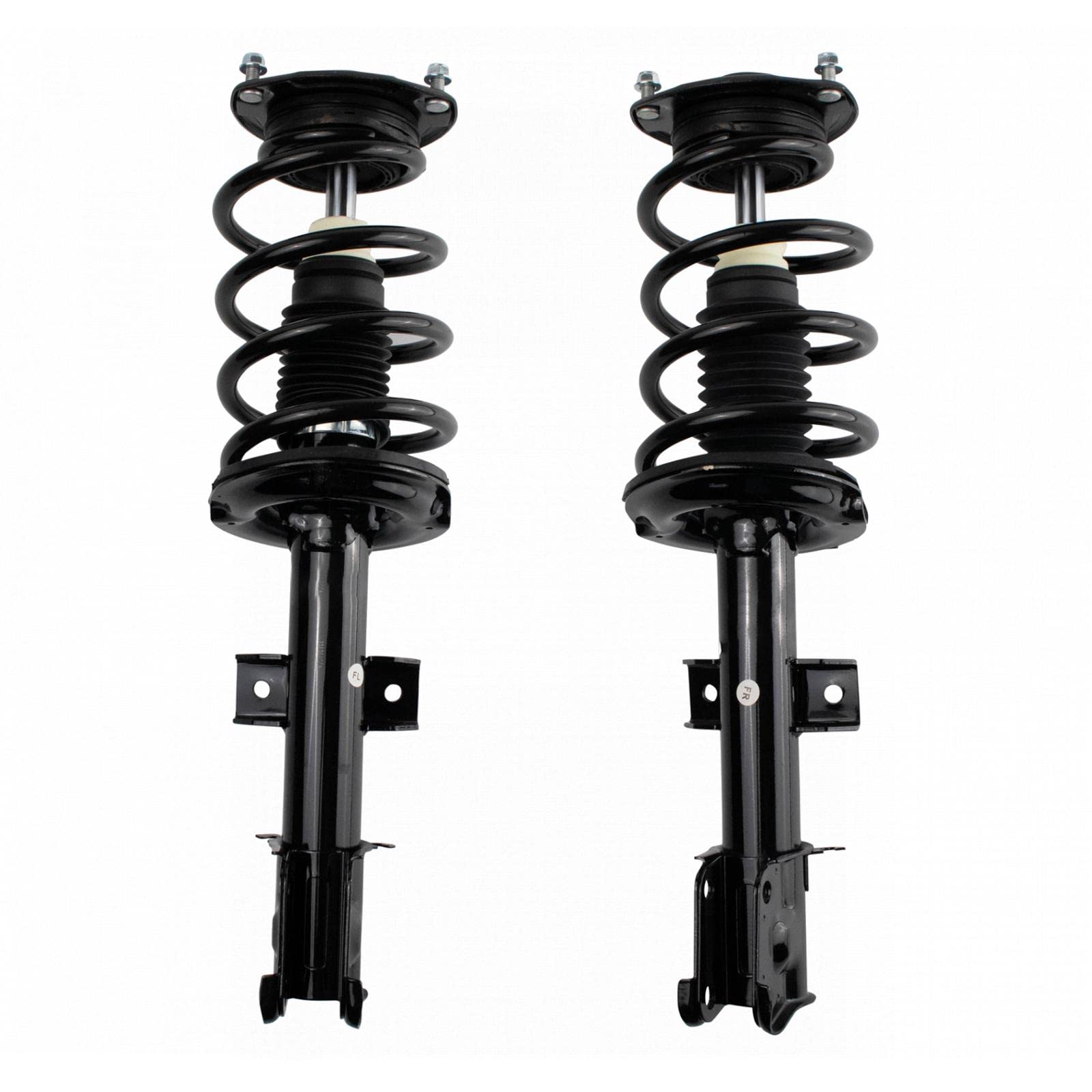 Trq Front Strut & Coil Spring Assembly Set Driver & Passenger Sides Compatible With 10-12 Hyundai Santa Fe