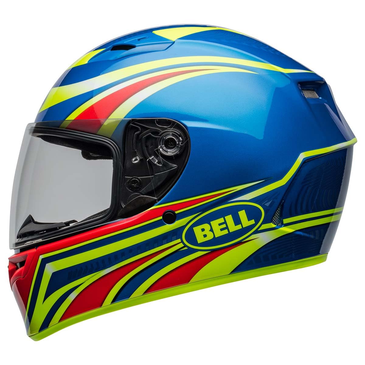 Bell Qualifier Full-Face Motorcycle Helmet (Gloss Conduit Retina Sear/Blue - Medium)
