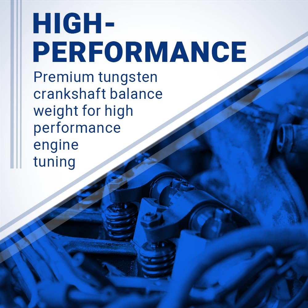 Tungsten Crankshaft Balance Weight, 0.325 Lbs - 3/4' Dia. X 1.20' - Sized To Press Fit