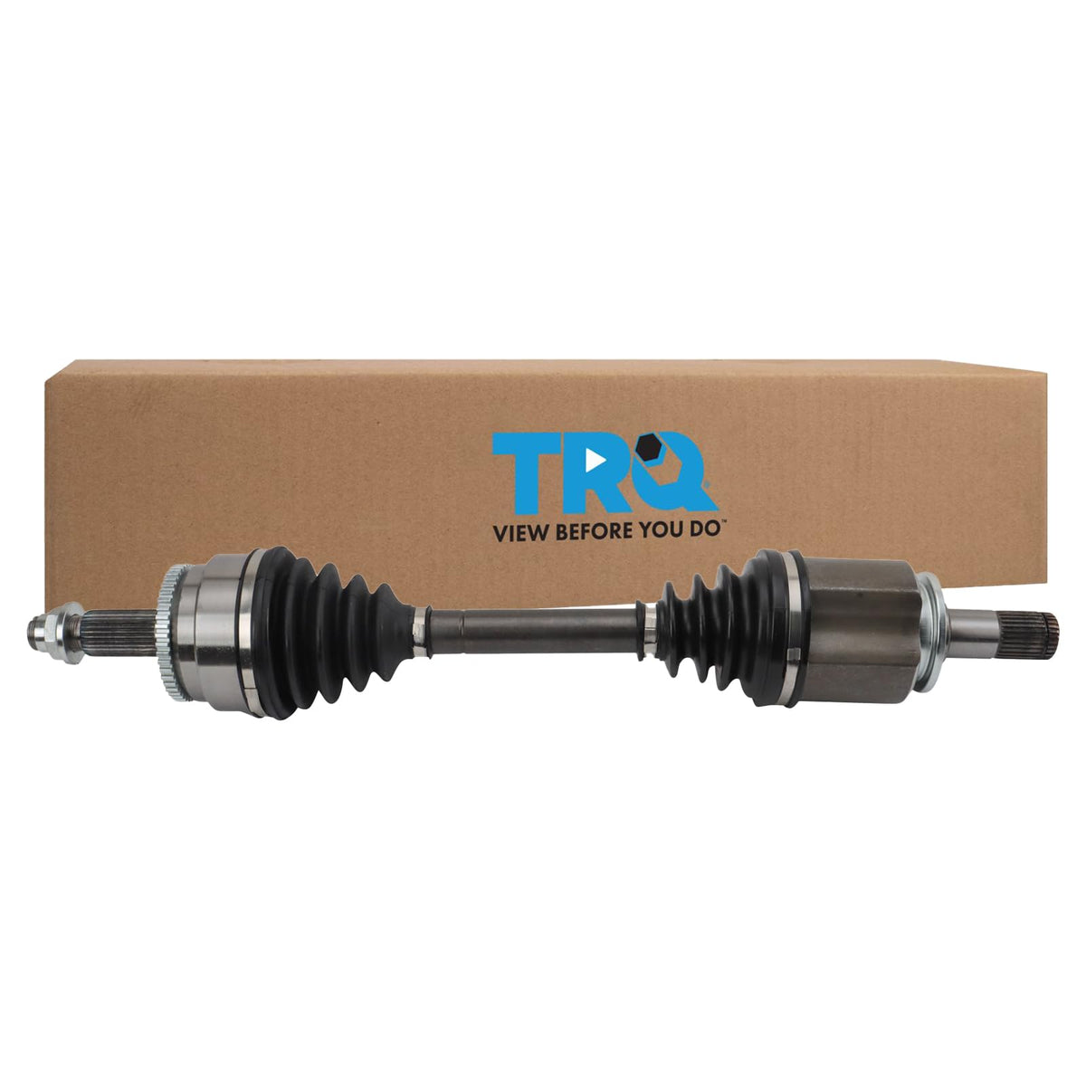 Trq Front Left Cv Axle Shaft Assembly Drivers Side Compatible With 2005-2009 Land Rover Lr3 2010-2013 Lr4 2006-2013 Range Rover