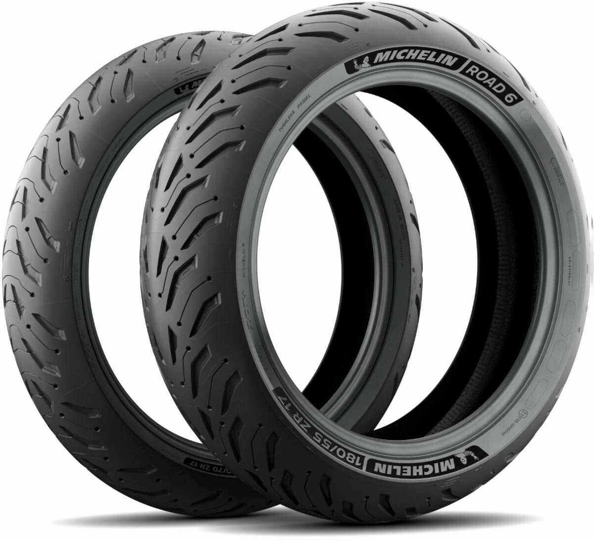Michelin Road 6 Rear Tire (180/55Zr-17), Black