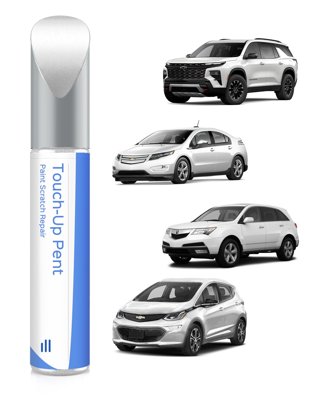 Parts4Ev Gaz/Wa8624/50U/50 Summit/Olympic/Interstellar White Touch Up Paint Compatible With Chevrolet Exact Match Chips And Nick