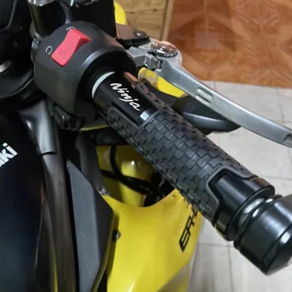 ZYAKOMO 7/8 22mm CNC Aluminum Motorcycle Handlebar Grips Fit for Kawasaki Ninja 650 Ninja 400 Ninja 1000 2017-2023 2024 Ninja
