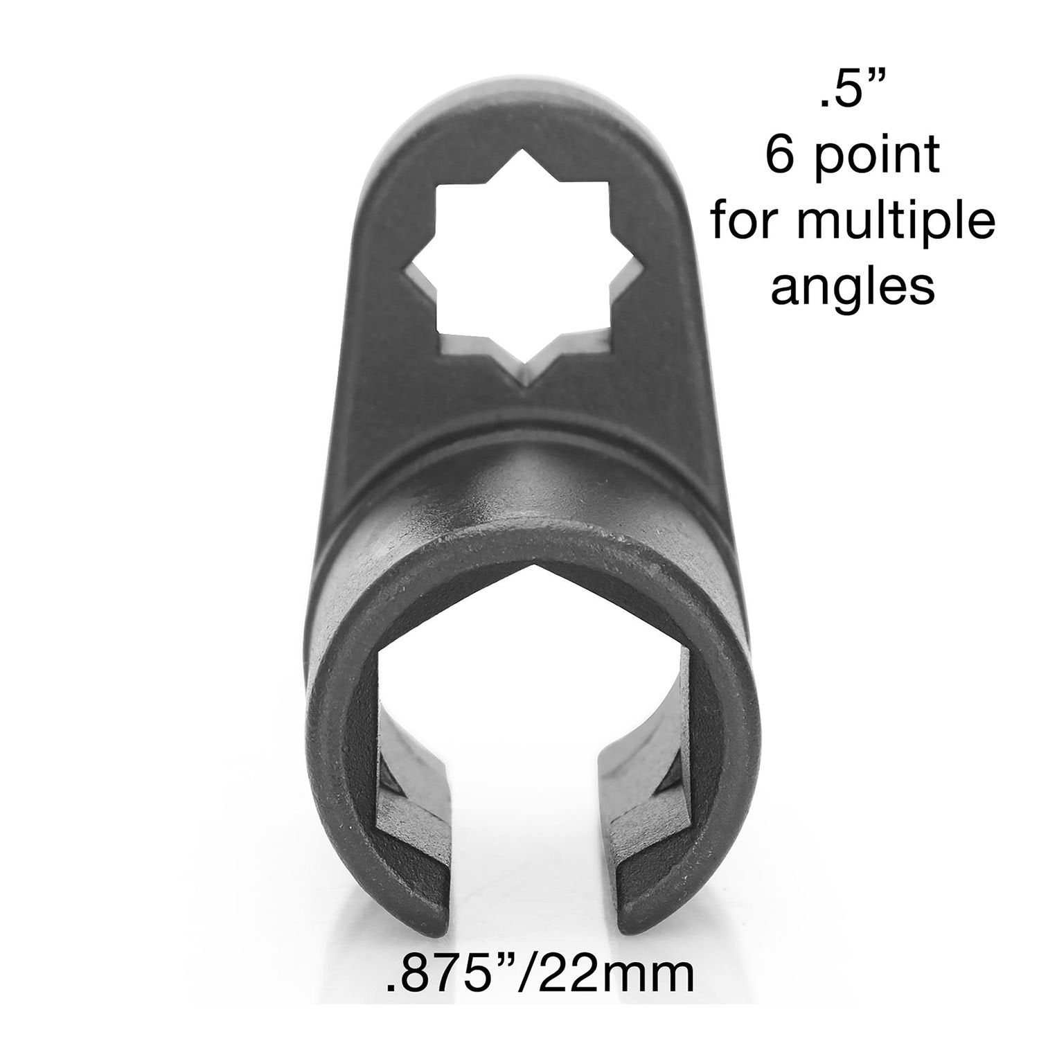 OEMTOOLS 25249 Oxygen Sensor Crowfoot Wrench, Reliable Oxygen Sensor Socket for Efficient Vehicle Sensor Maintenance, 22MM Wrenc