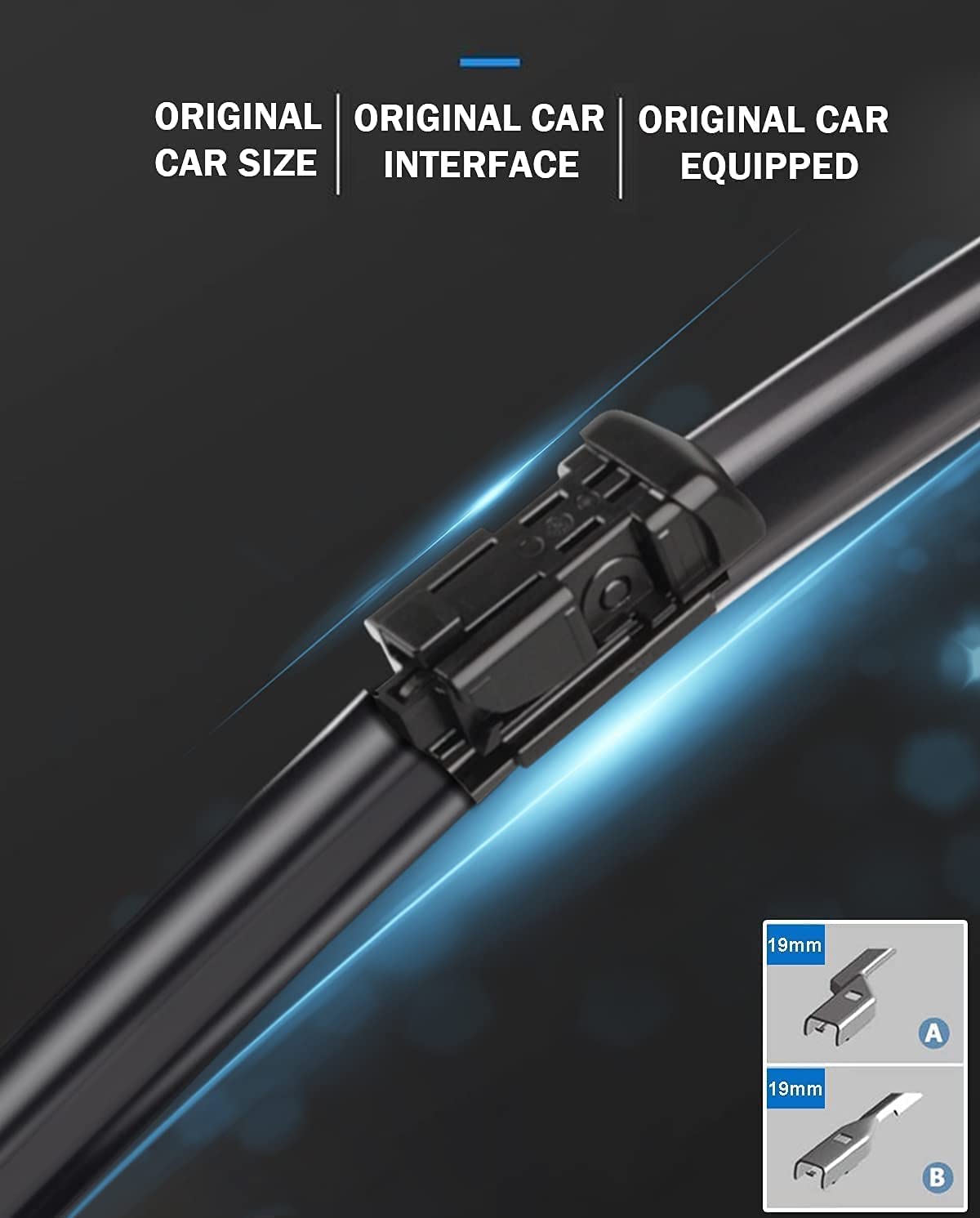 3 Factory Wiper Blades Replacement For Vw Volkswagen Tiguan 2007-2017 Original Equipment Windshield Wiper Blades Set - 24''+21''