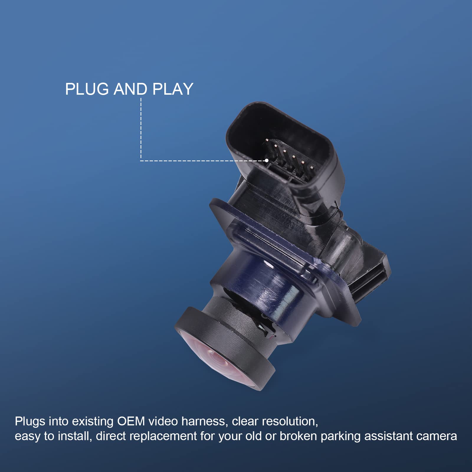 Dicmic Rear View Backup Camera Compatible With 2011-2015 Ford Explorer 2013-2015 Ford Explorer Police Model Replace# Eb5Z-19G490