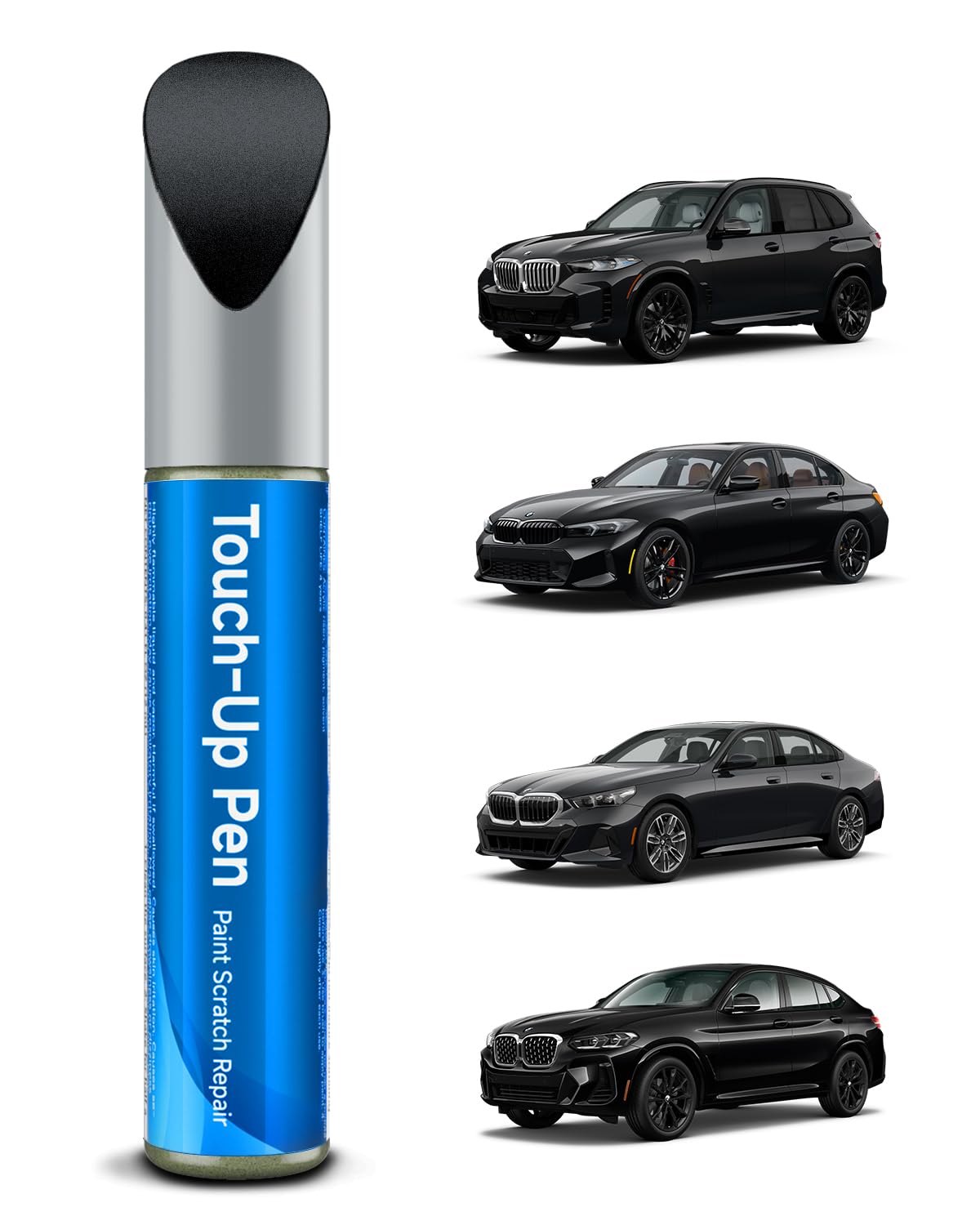 Teslaunch Touch Up Paint For Bmw, Carbon Black Metallic (416) Exact Match Touch Up Paint Car Scratch Repair(Carbon Black Metalli