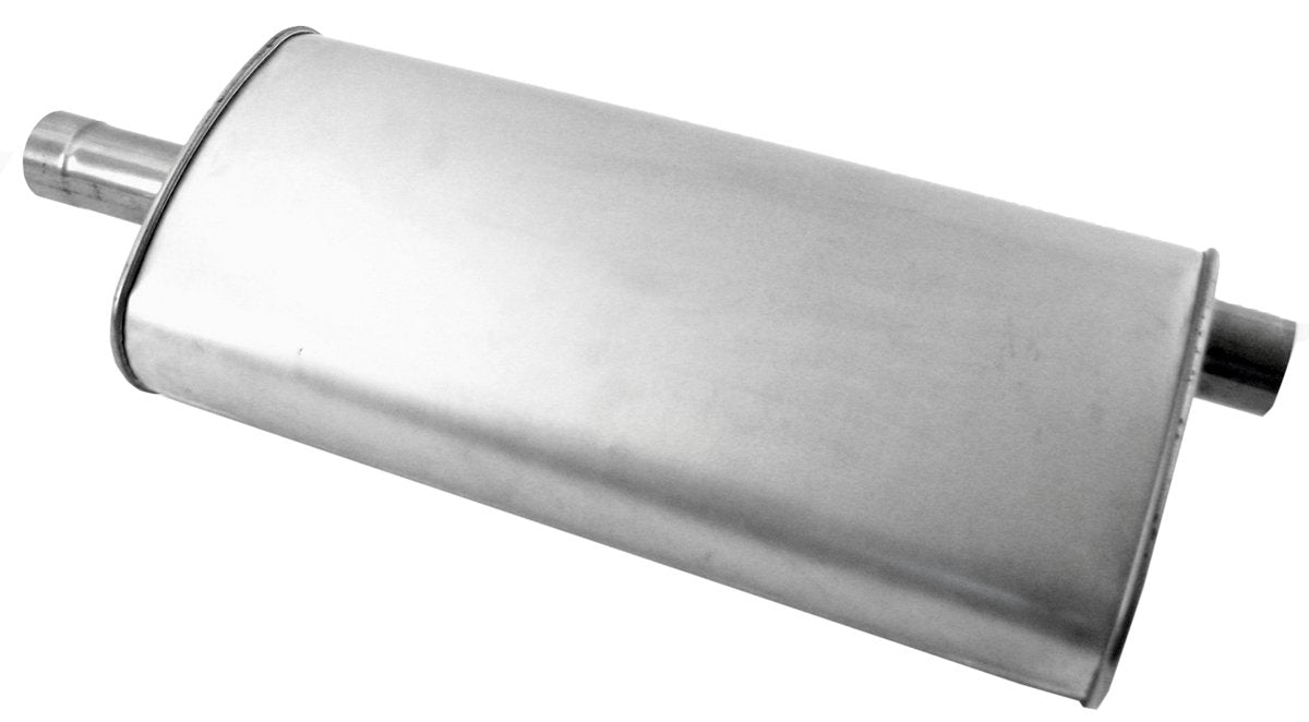 Walker Quiet-Flow Ss 21602 Direct Fit Exhaust Muffler 2.5 Inlet (Id) 2.25 Outlet (Id) For Jeep Liberty