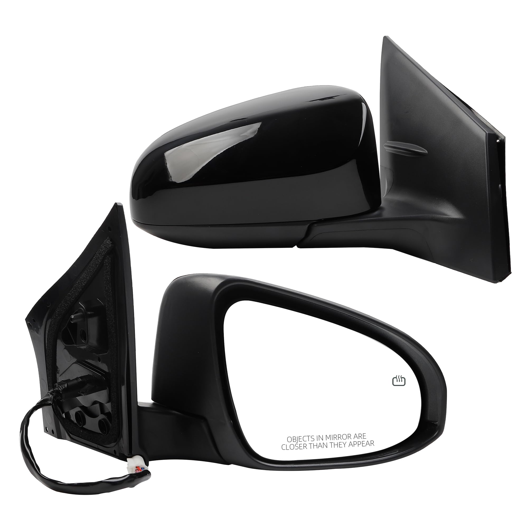 Dasbecan Right Passenger Side Mirror Compatible with Toyota Corolla 2014-2019 Power Glass Heated Paint to Match Door Mirror Asse