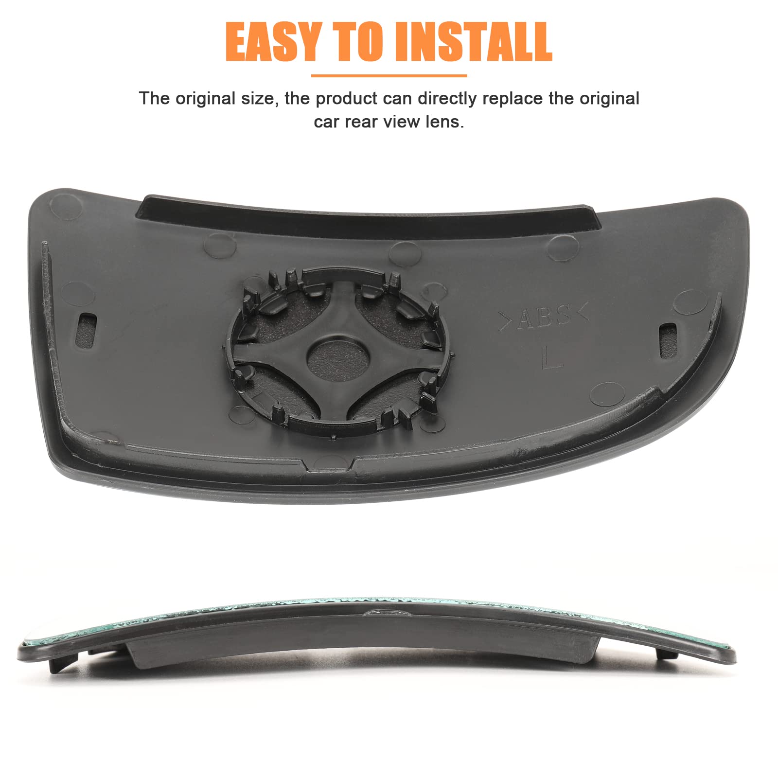 Lhcdqskcw Compatible With Ford Transit T150 T250 T350 2015 2016 2017-Up Driver Left Side And Passenger Right Side Mirror Glass,