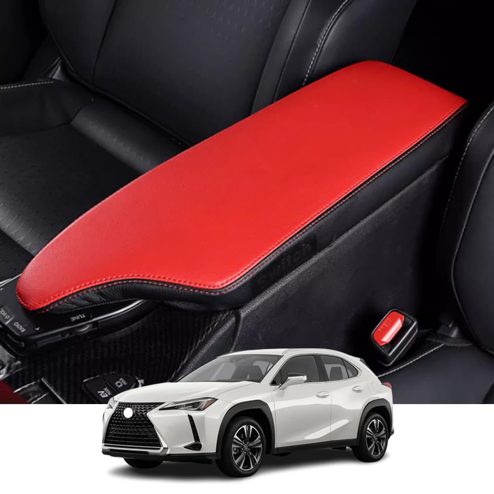 Kakash Custom Interior Accessories for Lexus UX 200 250h 2019 2020 2022 2023 Leather Center Console Cover Armrest Pad,Waterproof