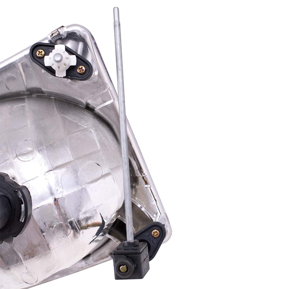 Brock Replacement Driver and Passenger Headlights Headlamps Compatible with 2001-2005 Explorer Sport Trac Pickup Truck 1L5Z 13008 BA 1L5Z 13008 AA