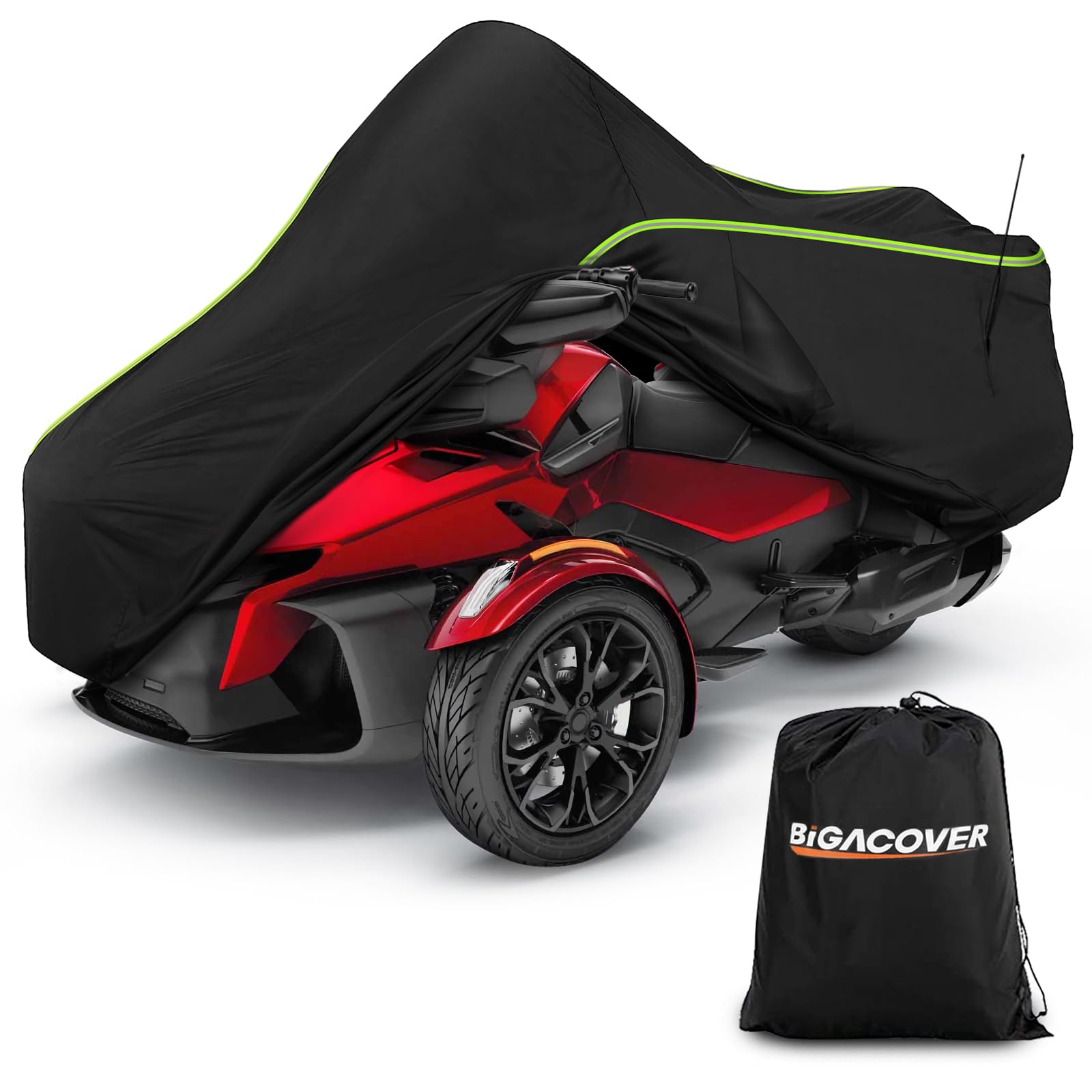 For Can-Am Spyder Rt Full Cover - Waterproof, Sun & Heat Protection, Heavy Duty All Weather Protection - 2020-2023 Rt Touring/Sp