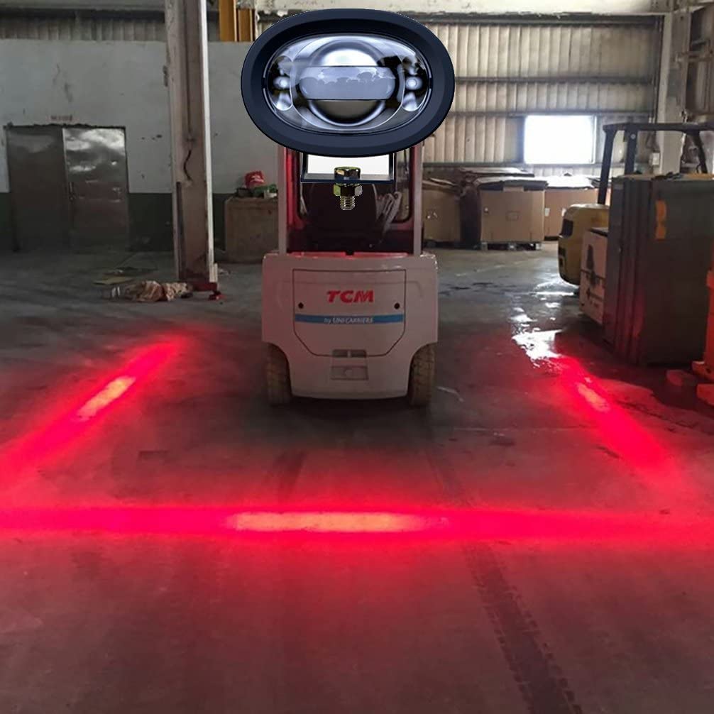 Fuguang Led Straight Line Forklift Area Safety Light 8W Red Led Work Light Zone Risk Danger Area Warning Light Warehouse Forklif
