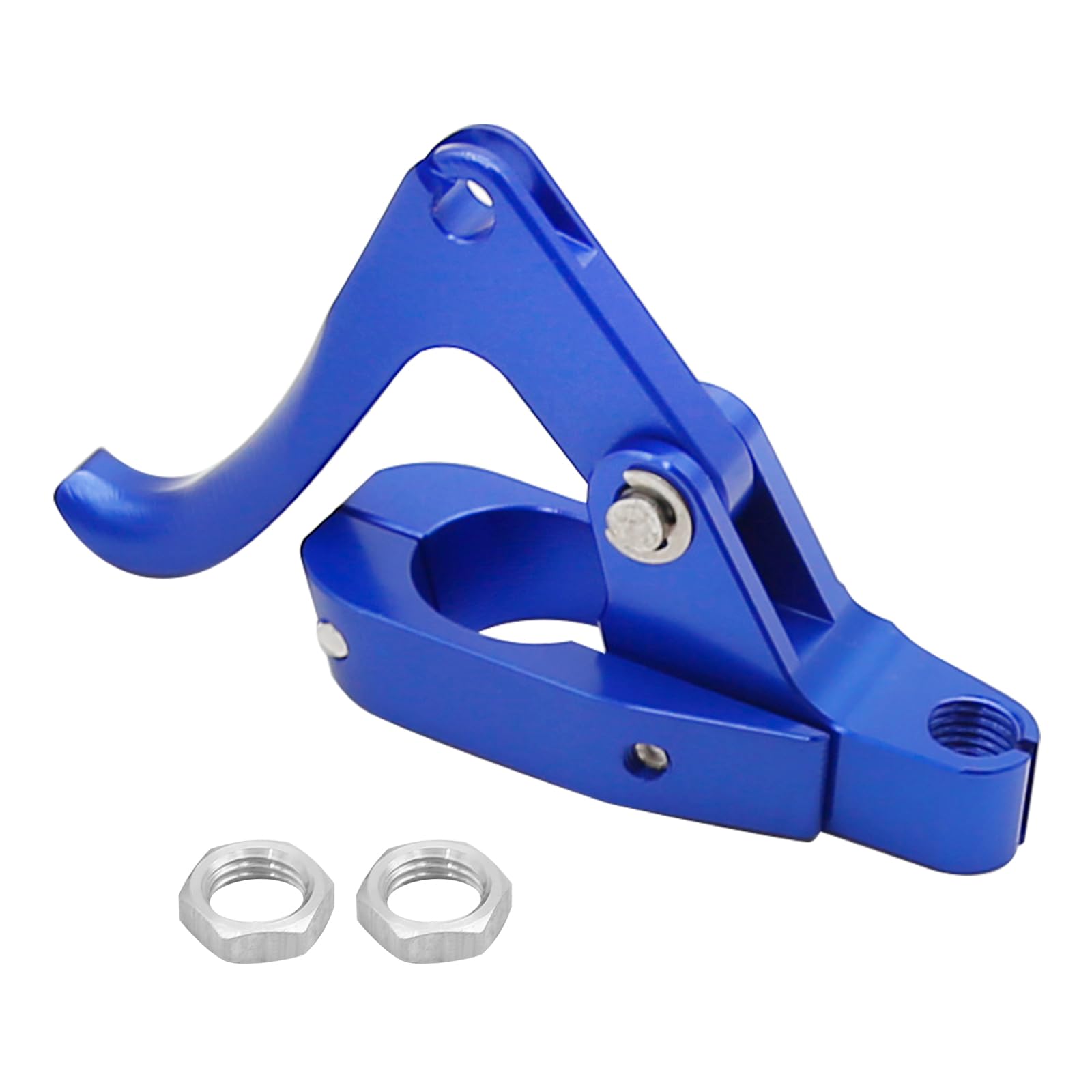 Aynaxcol CNC Finger Throttle Clutch Lever 7/8'' Handlebar Motorcycle Replacement for Wave Runner (Blue)