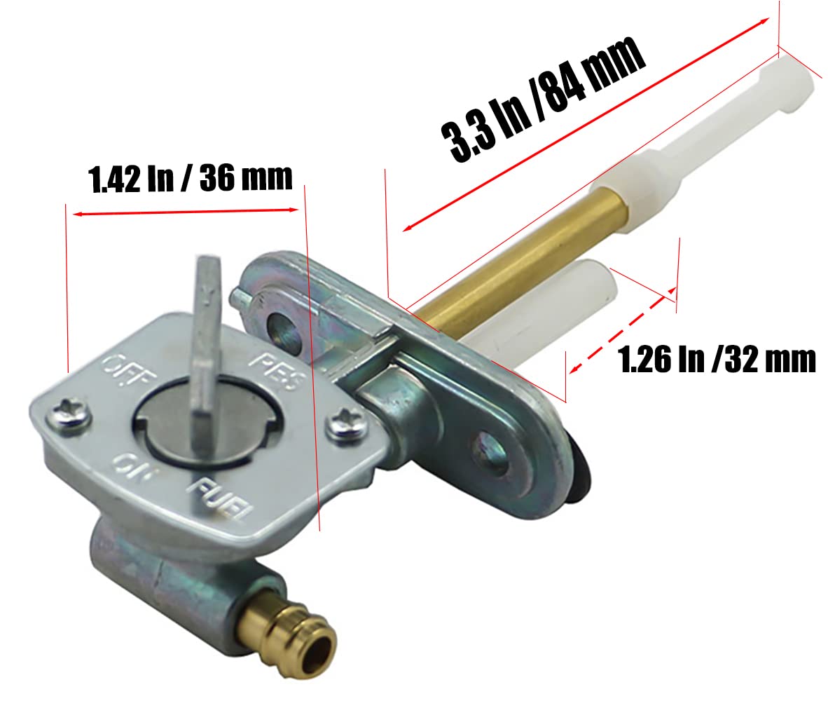 Fuel Gas Tank Switch Valve Petcock For Suzuki Dr200 Dr250 Dr350 Dr350S Dr350Se Dr650, Fuel Tank Petcock Valve Switch Compatible