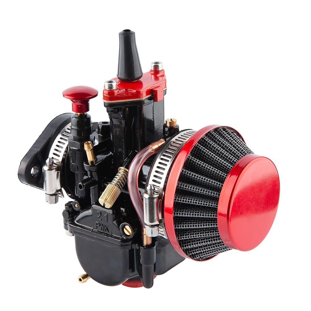 Pwk Carburetor 21Mm Racing Carb 50Cc To 100Cc 2T 4T Engine Carburetor Kits For Dirt Bike Motocross Motorcycle Scooter Atv Quad W