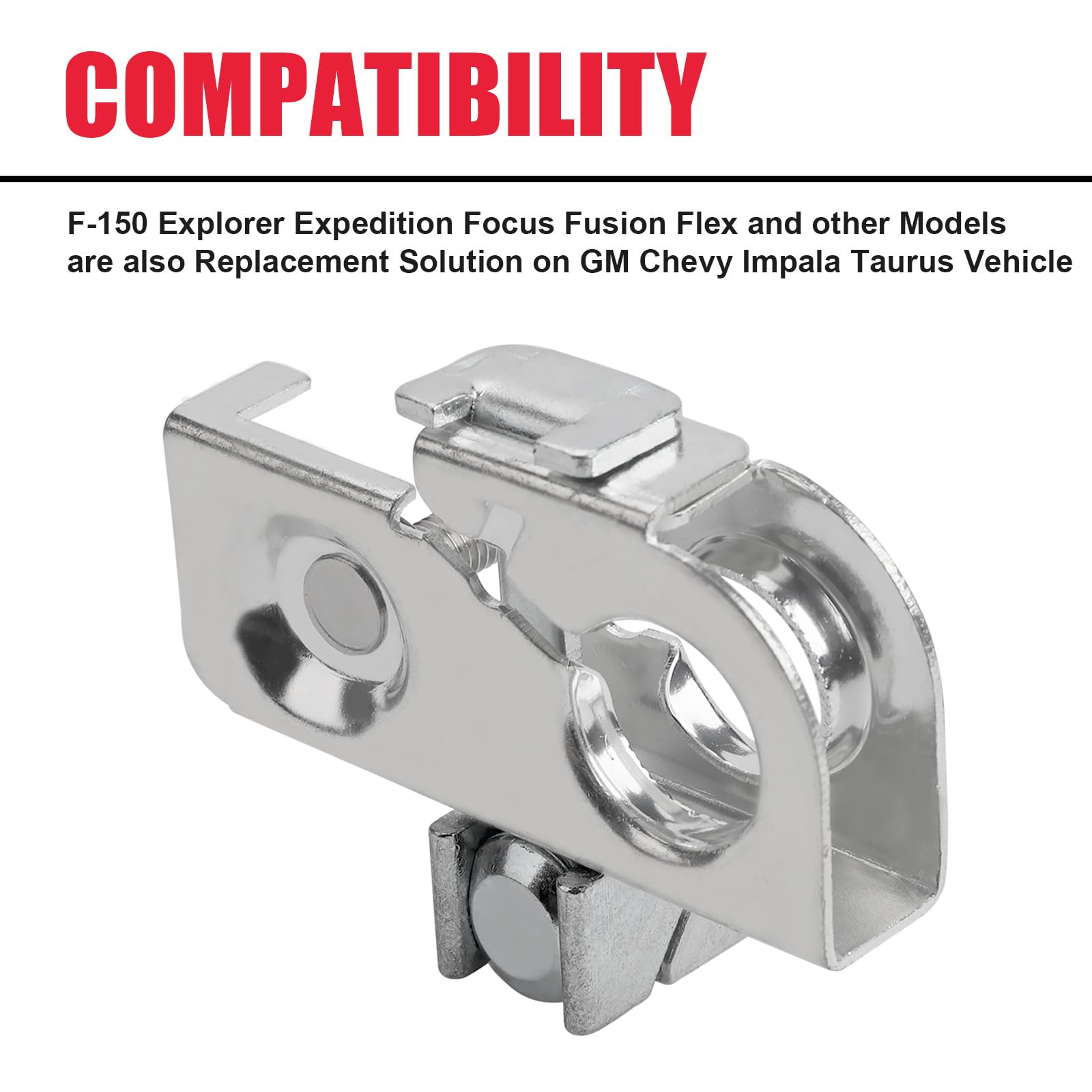 Negative Battery Terminal Clamp W Nuts Fit For F150 Edge Mustang Etc Replaces# Bt4Z-14450-Ba