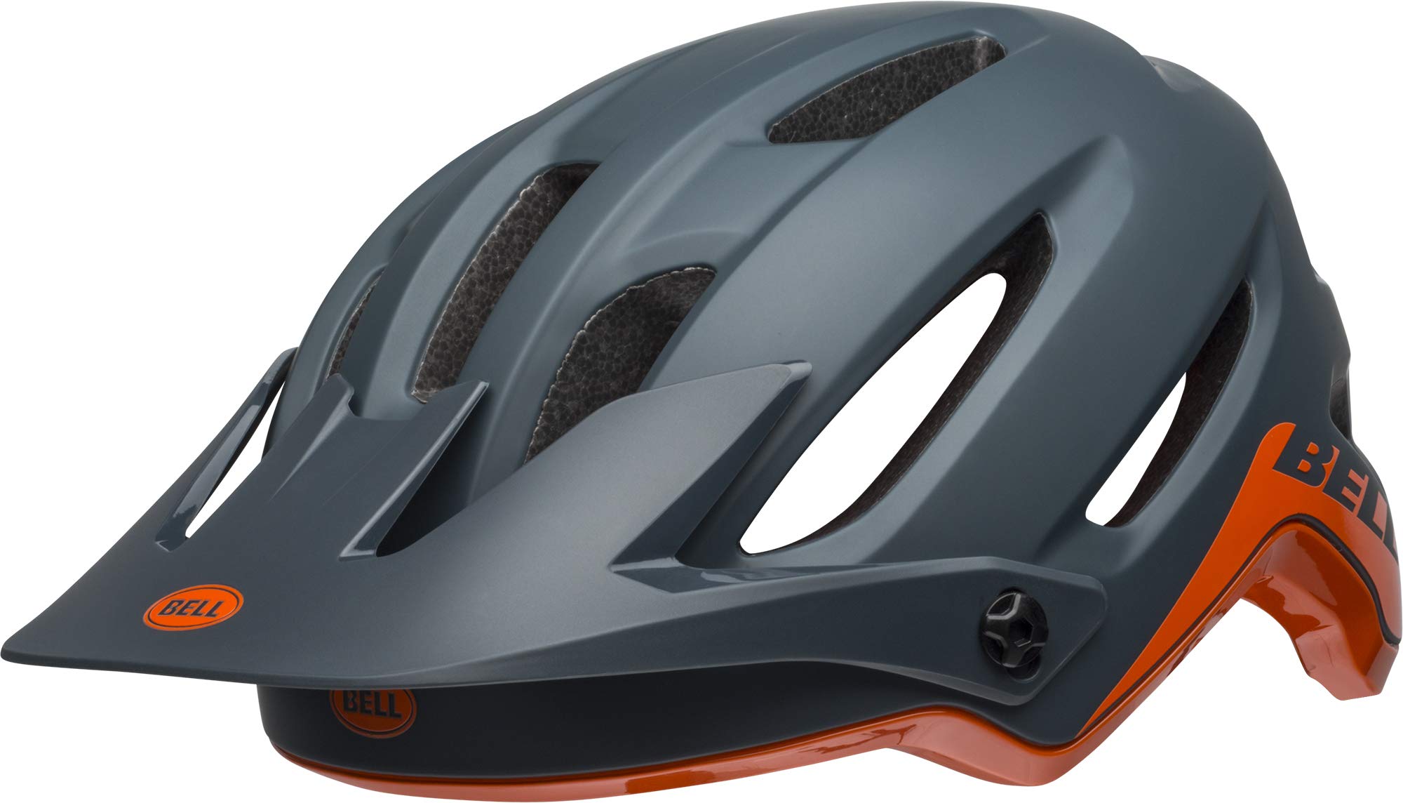 Bell 4Forty Mips Adult Mountain Bike Helmet - Matte/Gloss Slate/Orange (2023), Medium (55-59 Cm)