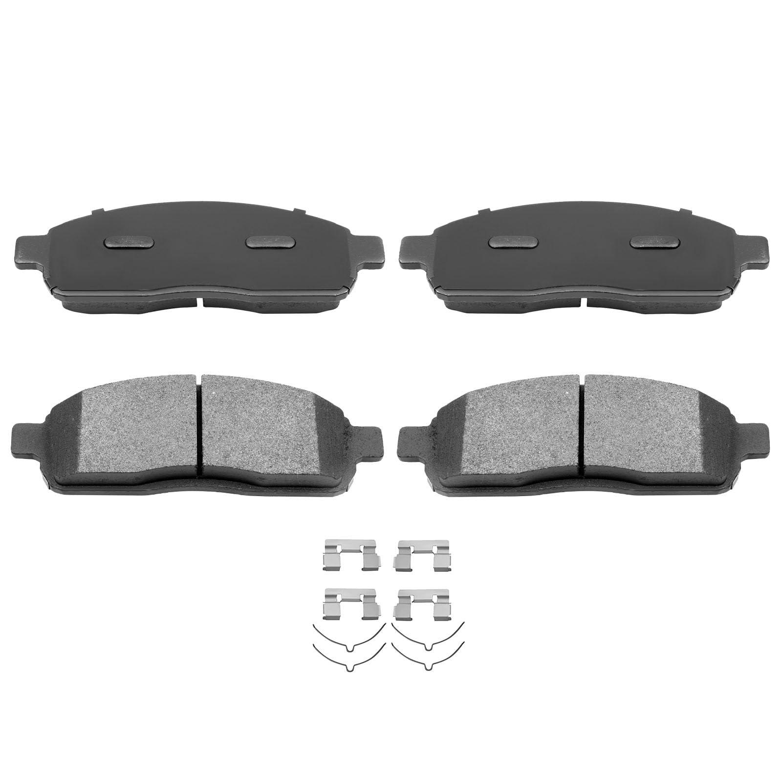 Automuto 4Pcs Front Semi-Metallic Disc Brake Pads Set D1083 For Ford For F-150 2004-2009,For Lincoln Mark Lt 2006-2008
