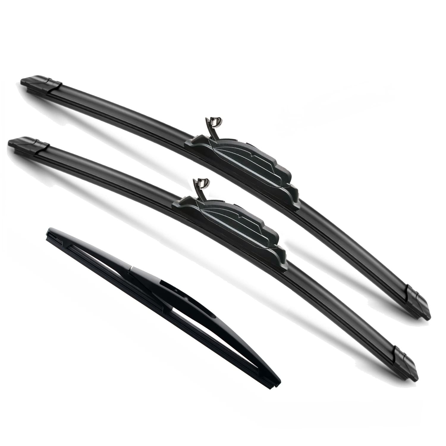 Justcar 3 Wipers Replacement For 2016-2020 Honda Hr-V, Windshield Wiper Blades Original Equipment Replacement - 26'/18'/10' (Set Of 3) U/J Hook