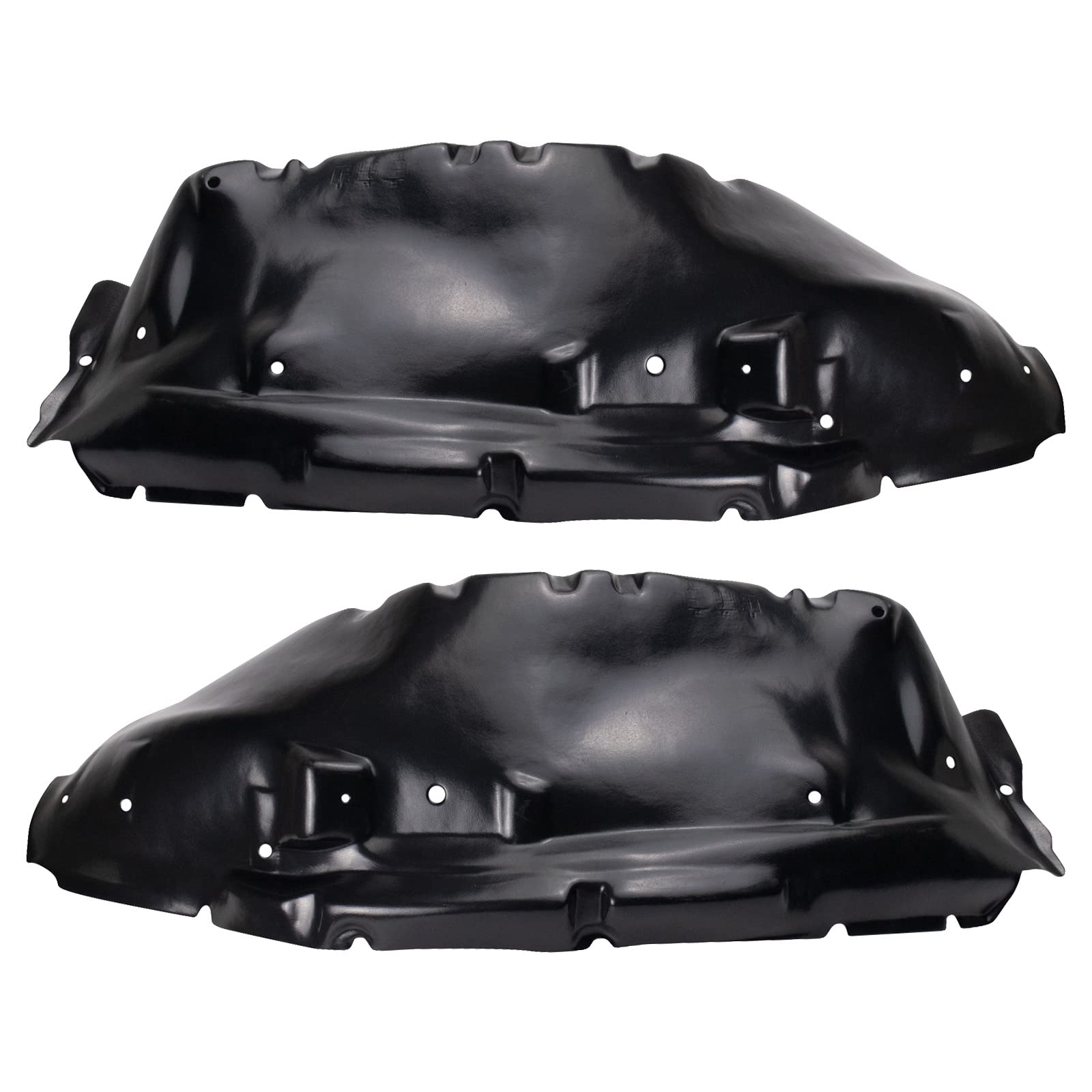Trq Front Inner Fender Liner Set Compatible With 2007-2012 Chevrolet Colorado Gmc Canyon 2007 Isuzu I-290 I-370 Gm1248187 Gm1249