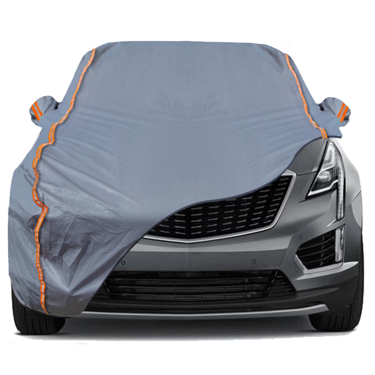 Tucarest 6-Layers Peva Premium Full Car Cover Fit For Suvs Mpv Pickup Sedan Hatchback Rain And Snow Protection, Sun Protection,