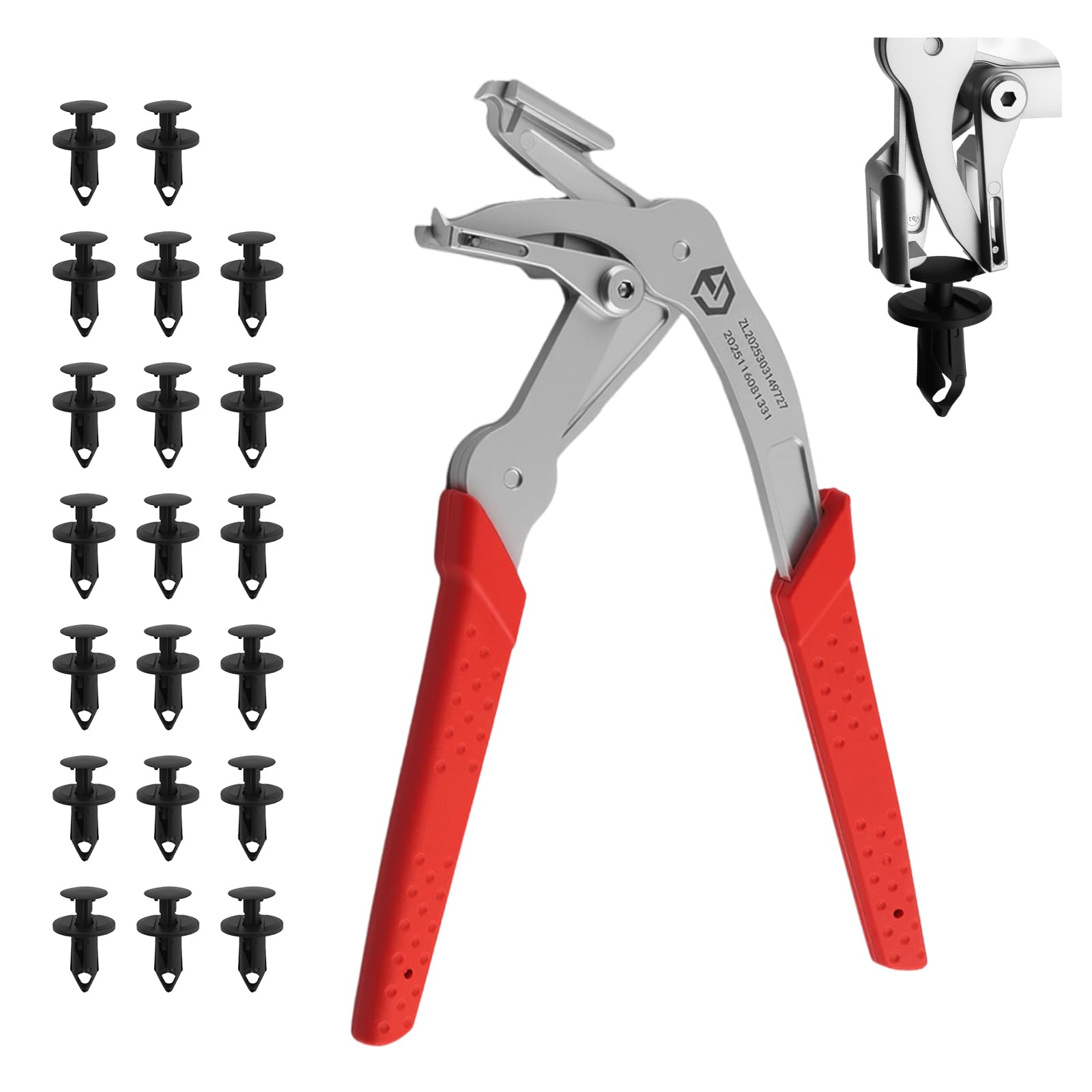 YGDMD 2026 New Car Clip Pliers/Disassembly Tools,Car Clip Removal Tool with Anti-Slip Grip,Multi-Functional Automotive Panel Cli