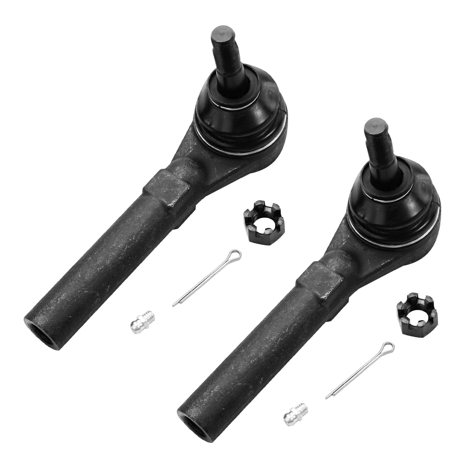 Detroit Axle - Front 6pc Tie Rods Kit for Volkswagen 2009-2011 Routan 2008-2010 Chrysler Town & Country Dodge Grand Caravan, 4 I