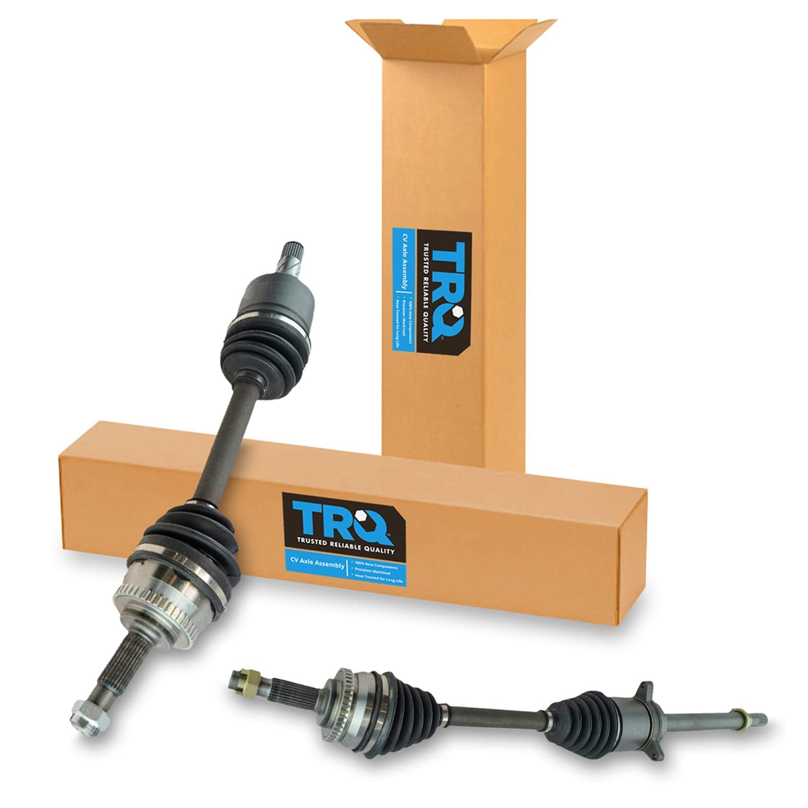 Trq Front Cv Axle Shaft Assembly Set Compatible With 2002-2006 Nissan Altima