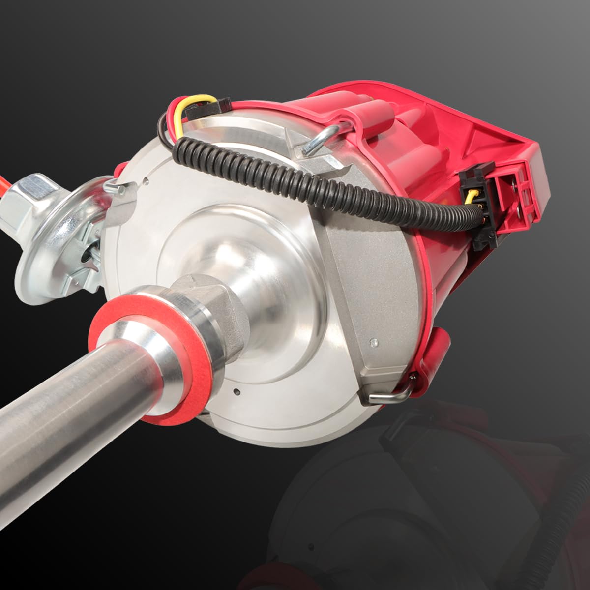 MAS Racing HEI Ignition Distributor with Wiring Set Replacement for Chevy 302 454 gm SBC BBC 65k Coil 7500RPM Chevrolet C10 GMC