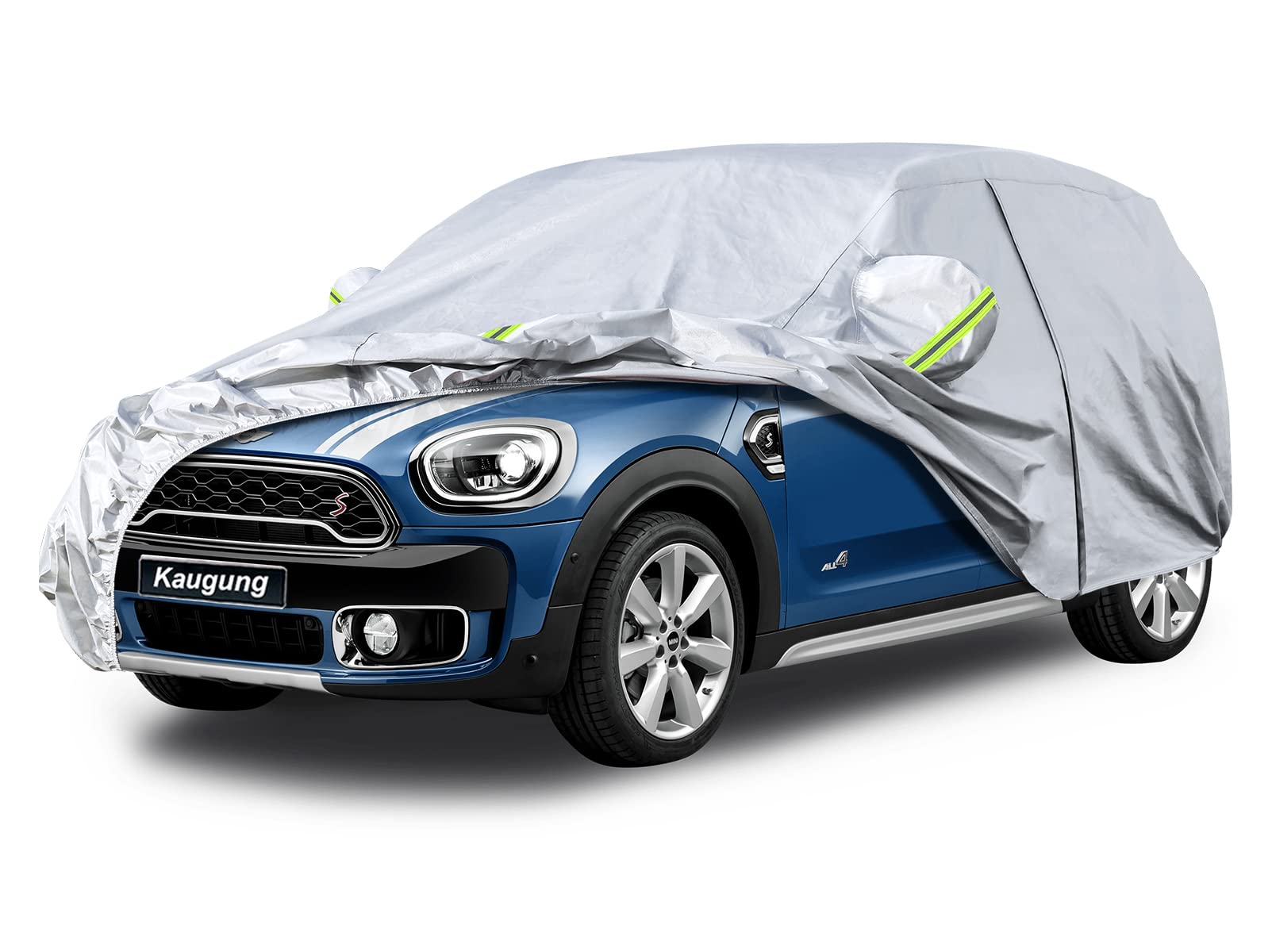 Kaugung 6 Layers Car Cover Custom Fit Mini Countryman from 2010 to 2025, Waterproof All Weather Resistant Outdoor Indoor Sun Rai