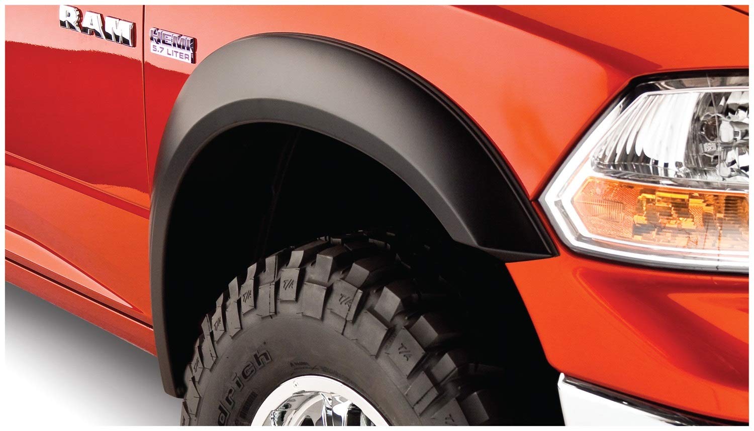 Bushwacker 50914-02 Extend-A-Fender Fender Flares 4Pc. Set Fits 2009-2021 (Classic) Ram 1500 (Excludes R/T & Rebel)