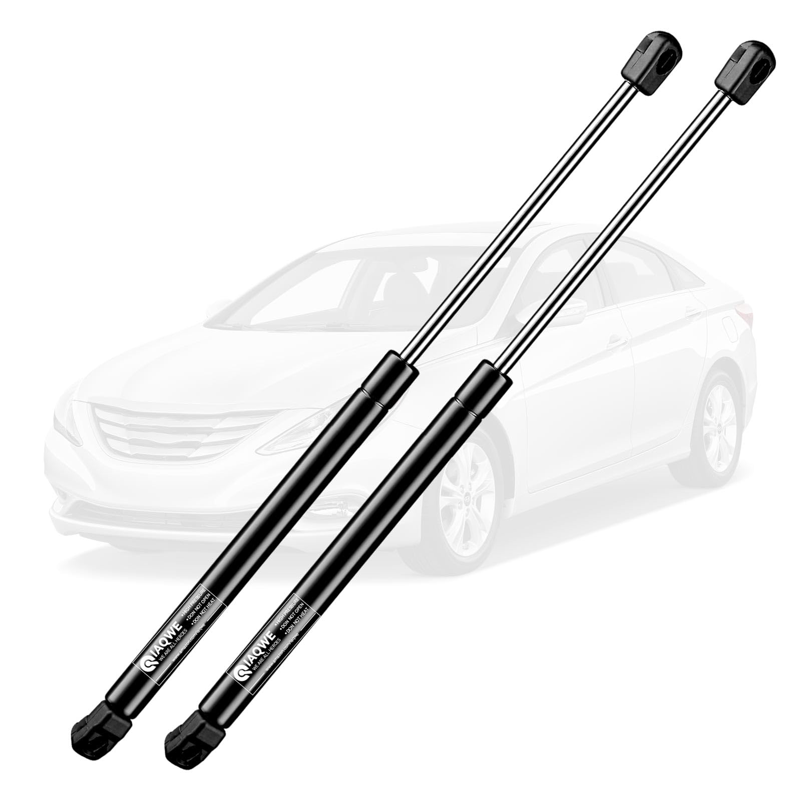 Iaqwe 6489 Front Hood Gas Struts Compatible With Hyundai Sonata 2.0T/Base/Limited/Ex/Gl/Gls/Lx/Se 2011 2012 2013 2014 Engine Hoo