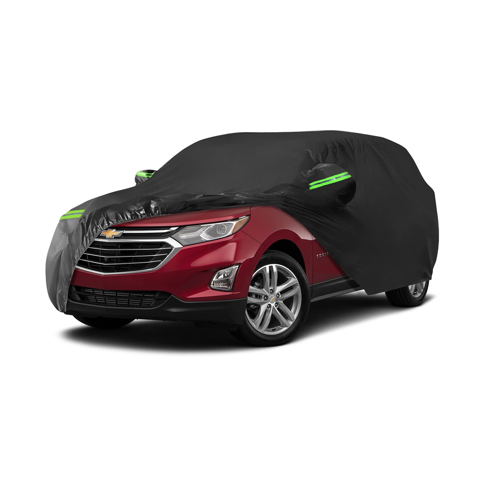 Proadsy 2025 Upgrade 6 Layers Full Car Cover Custom Fit For Chevrolet Chevy Equinox 2018-2024 2025 Windproof All Weather Waterpr