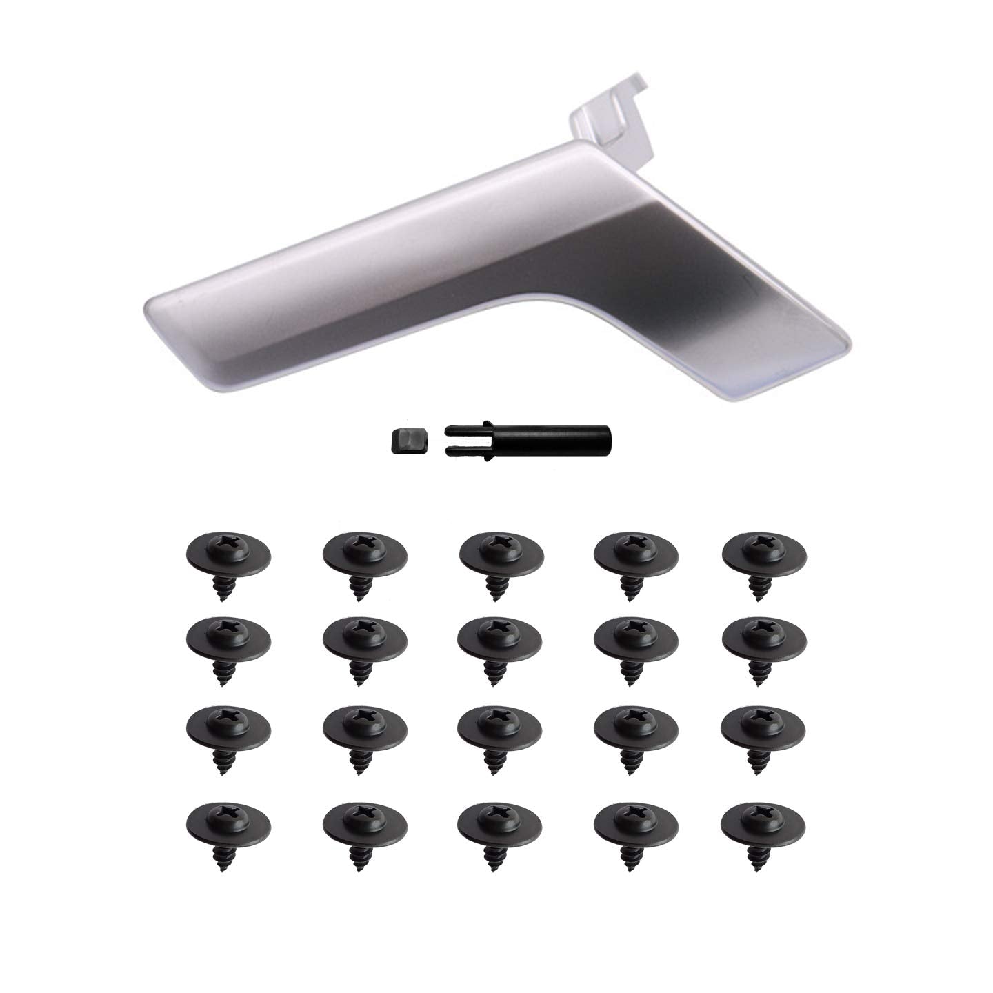 Matte Silver Interior Door Handle Repair Kit Inner Left Front Or Inside Rear Driver Side Replacement For Mercedes W204 X204 C250 C300 C350 C400 C63 Amg Glk250 Glk300 Glk350 2047201171 2047201763