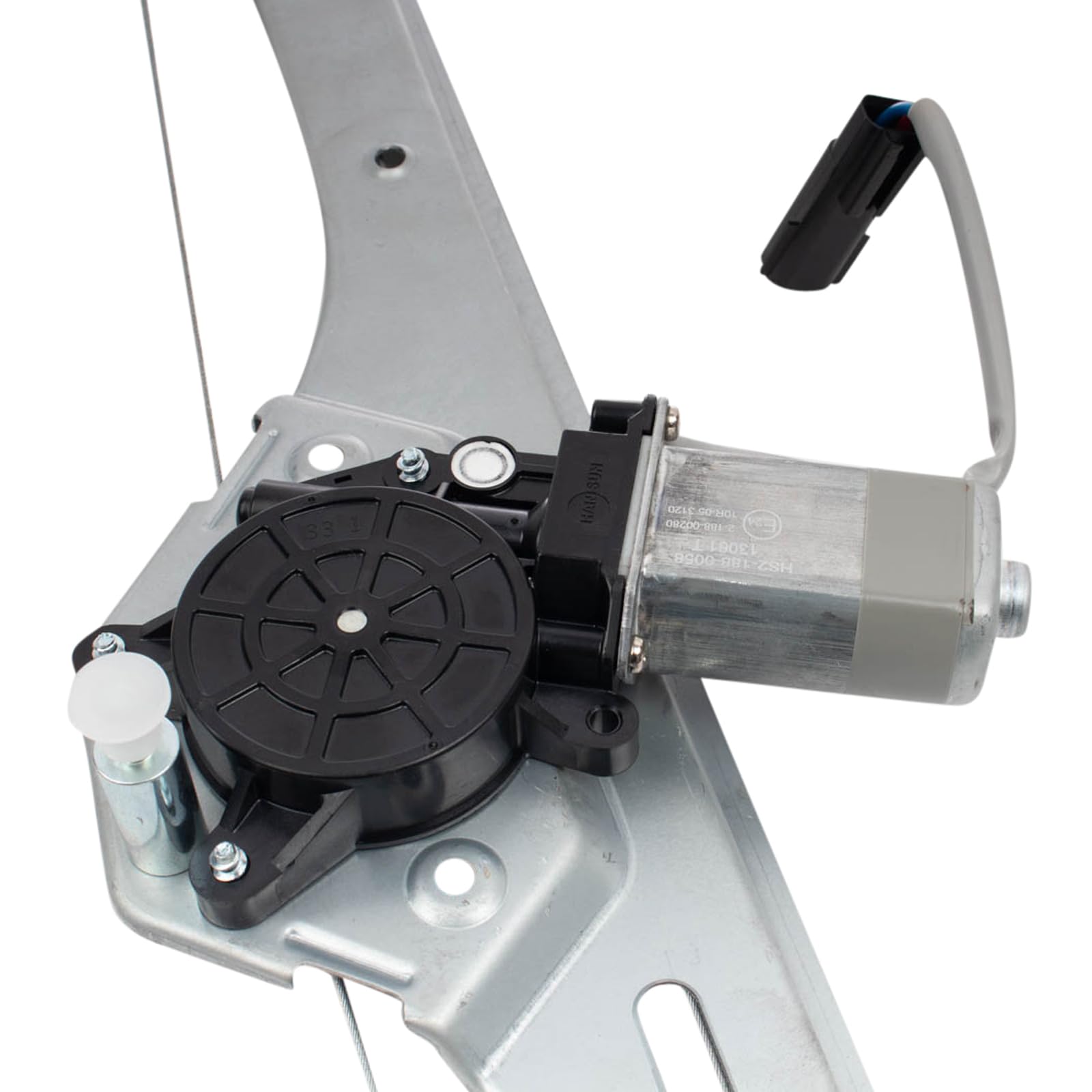 Trq Front Right Power Window Regulator & Motor Assembly Passenger Side Compatible With 2013-2017 Buick Enclave Chevrolet Travers