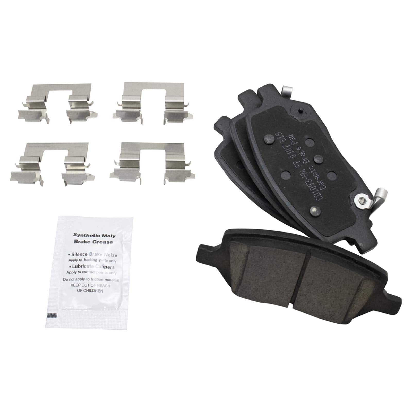 Trq Rear Brake Pad & Rotor Kit Brake Pads Brake Rotor Ceramic Compatible With 2006-2007 Buick Terraza 2006-2008 Chevrolet Upland
