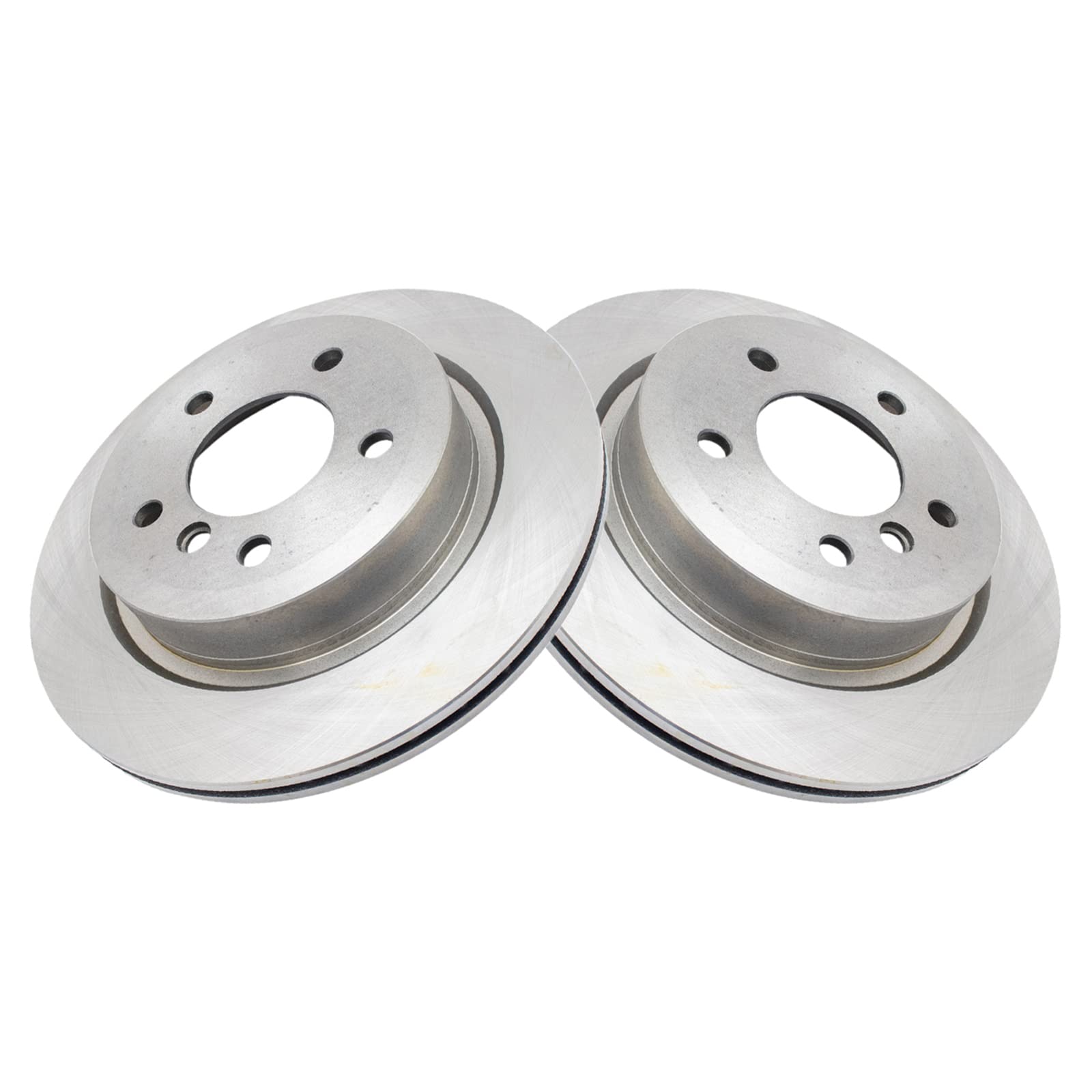 Trq Rear Brake Rotors Set Vented Compatible With 2009-2016 Bmw Z4