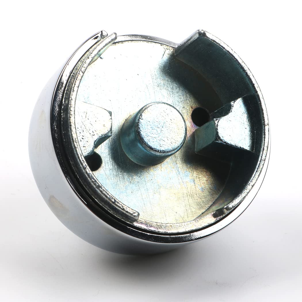 Jetuplusllc Chrome Mounting Adapter Eaton-Fuller 13/15/18 70589 1/2''-13 Thread-On Shift Knob