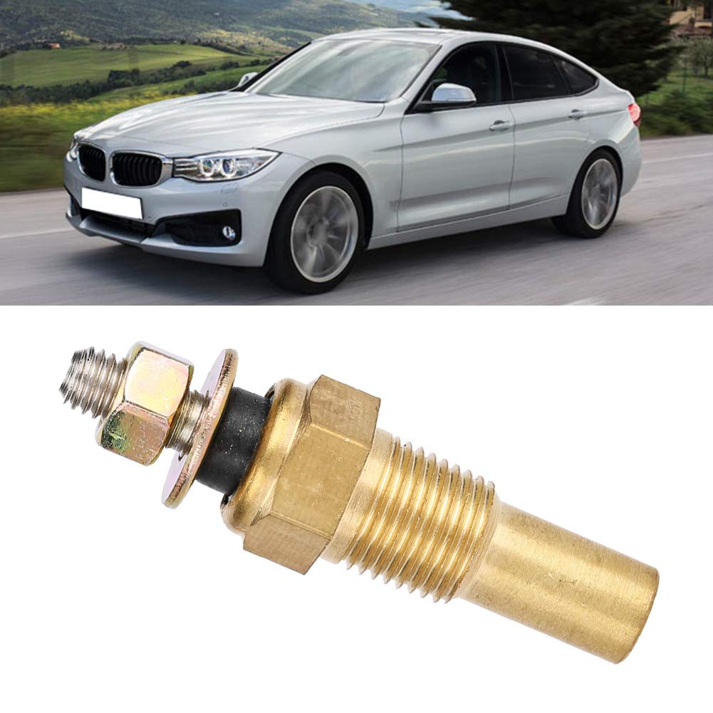 Coolant Temperature Sensor, Water/Oil Temp Temperature 1/8 Npt Electrical Sender Transmitter Sending Unit Temp Sensor