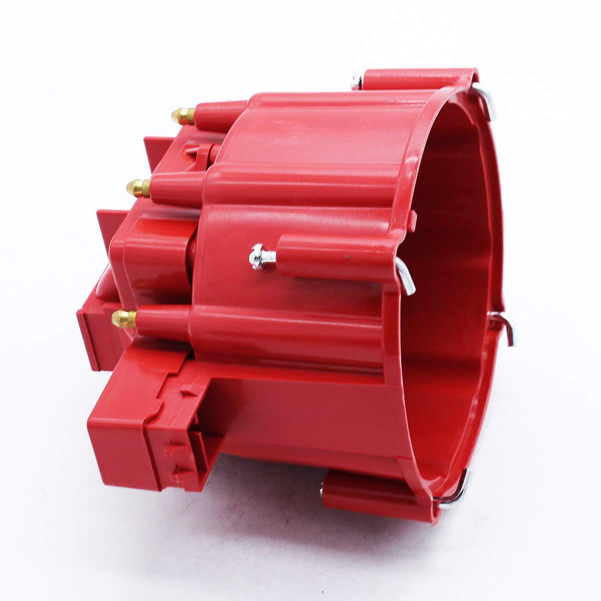 Gskmotor Performance Red Male Hei Distributor Cap & Rotor Replacement Kits Fits For Sbc Bbc 305 350 454