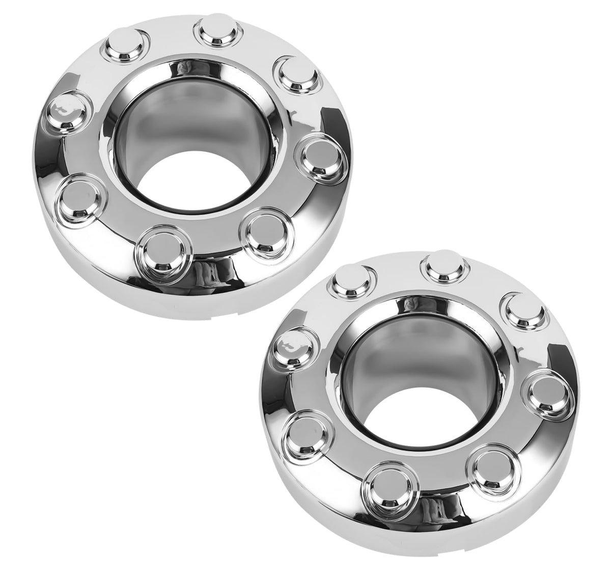 Okparz Replacement For Dually Front 4X4 Open Wheel Center Hub Cap Hubcap 2005-2018 Ford F350 F-350 Dually Pickup Truck Drw 5C3Z1