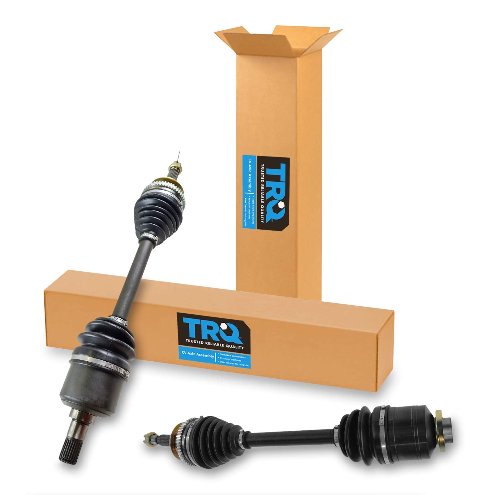 Trq Front Cv Axle Shaft Assembly Set Compatible With 2001-2006 Hyundai Santa Fe