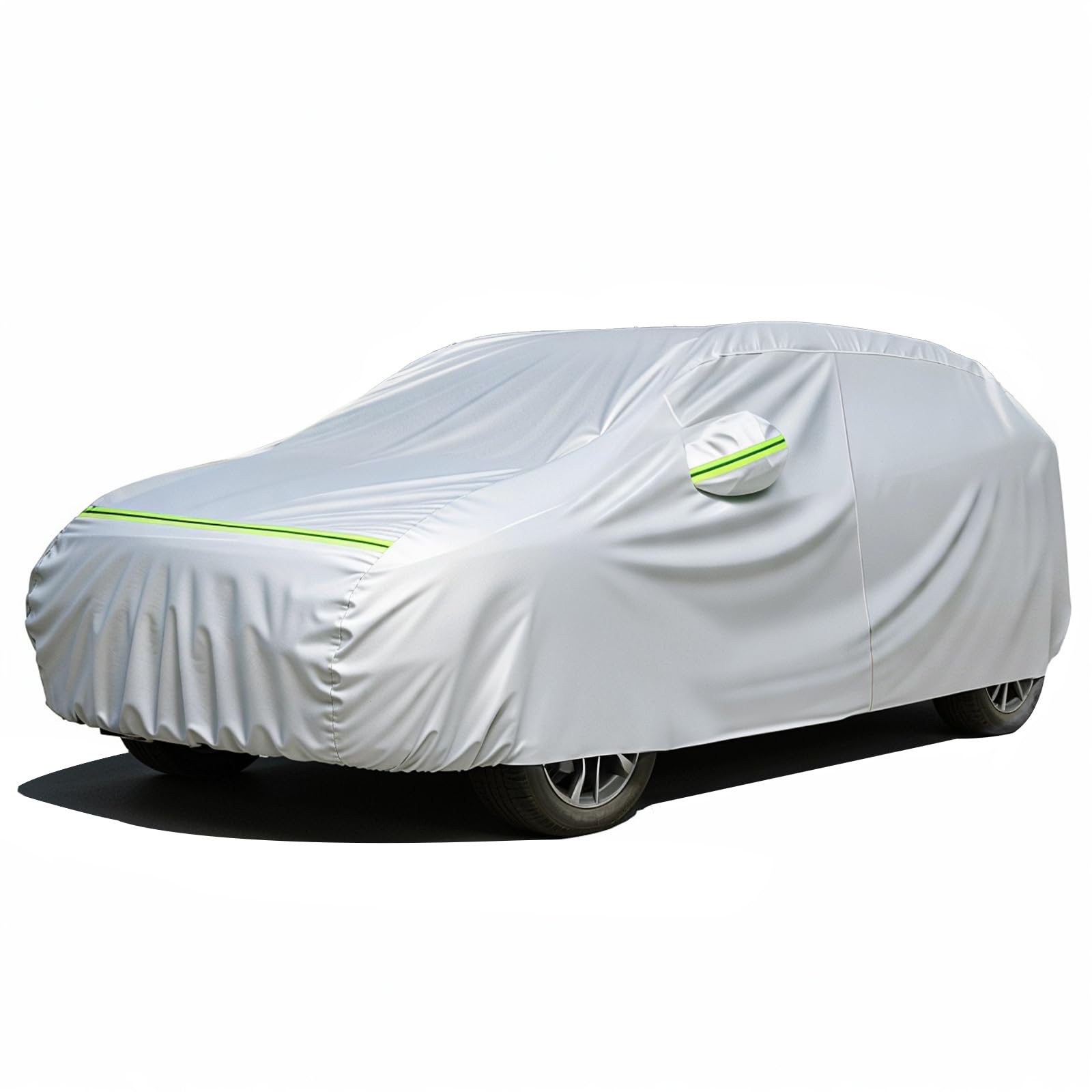 Favoto Hatchback Car Cover Waterproof All Weather For Automobiles Compatible With Vw Golf, Ford Fiesta, Honda Fit, Outdoor Sun R