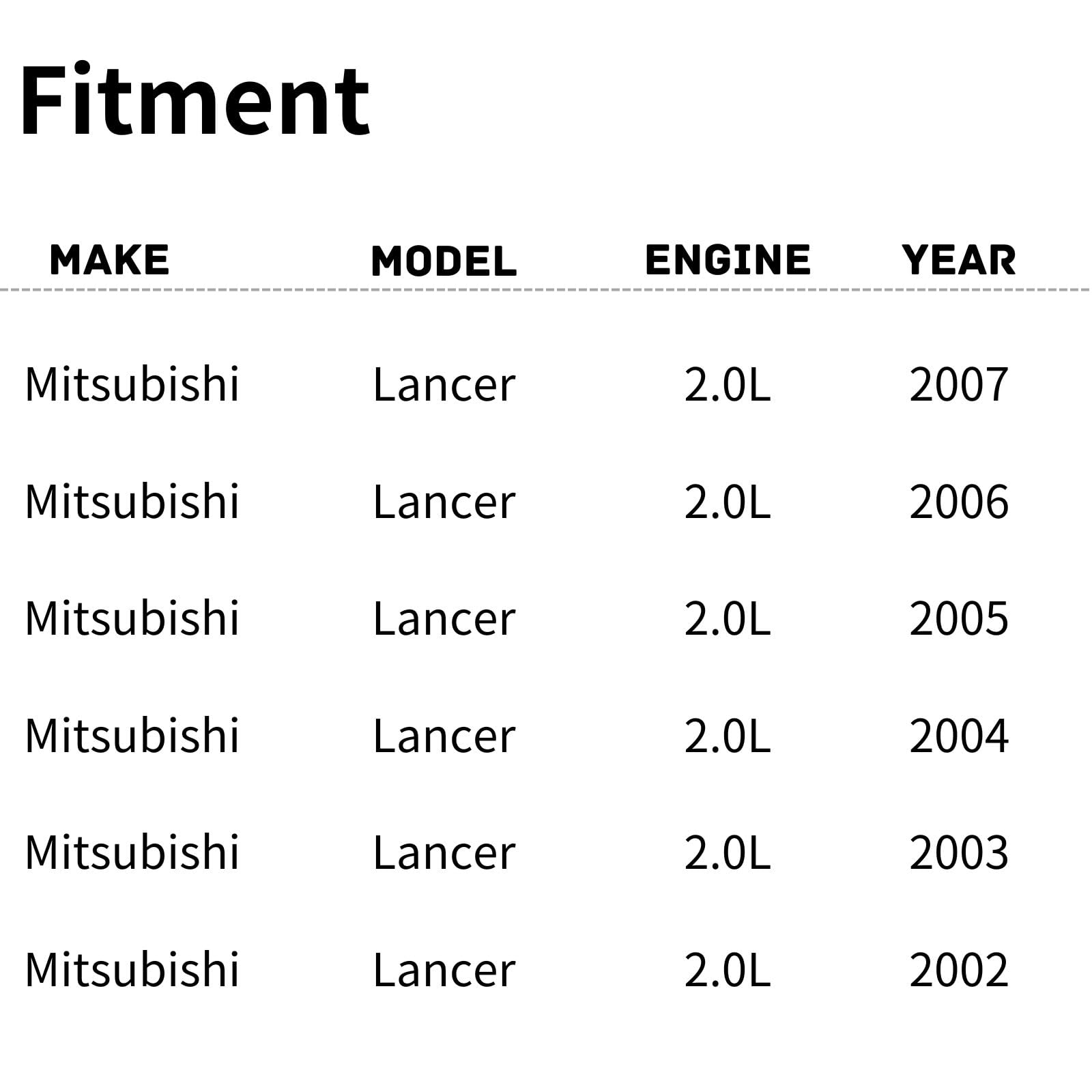 TYG OE Replacement(CAPA Quality) Cooling Fan Extra Silent for 2002-2007 Mitsubishi Lancer 2.0L | MR993933 | MI3115119 | 620-333