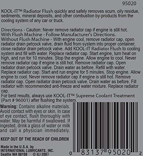 Lubegard 95020 Kool-It Radiator Flush, 16 Oz.