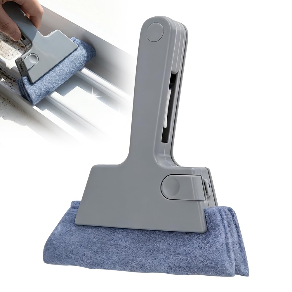 Magic Window Track Cleaner, Window Groove & Track Cleaning Brush Tools Set for Window Lides Gaps Tile Lines Shutter Car Vents (G