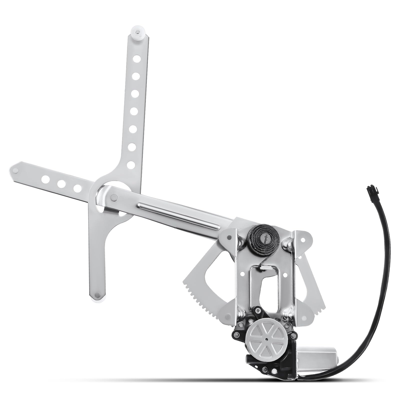 YHTAUTO Front Driver Side Power Window Regulator With 2-Pin Motor Assembly for Chevy Suburban Tahoe Blazer & GMC Yukon C/K1500 2