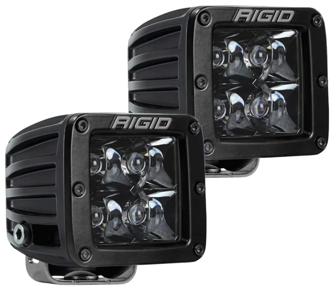 Rigid Industries - D-Series Midnight Edition - Spot - Set Of 2 (202213Blk)